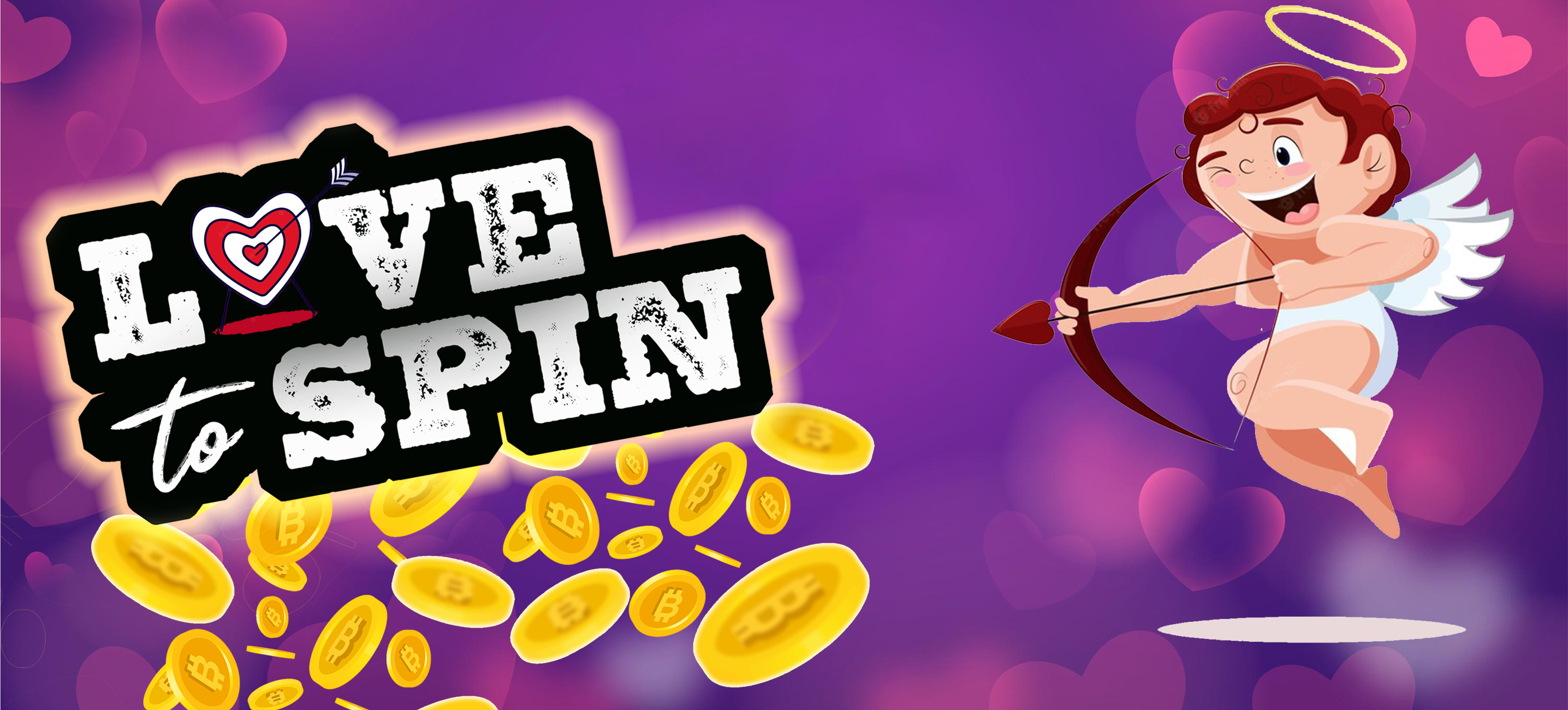 love to spin promo flyer - playbitcoingames.com